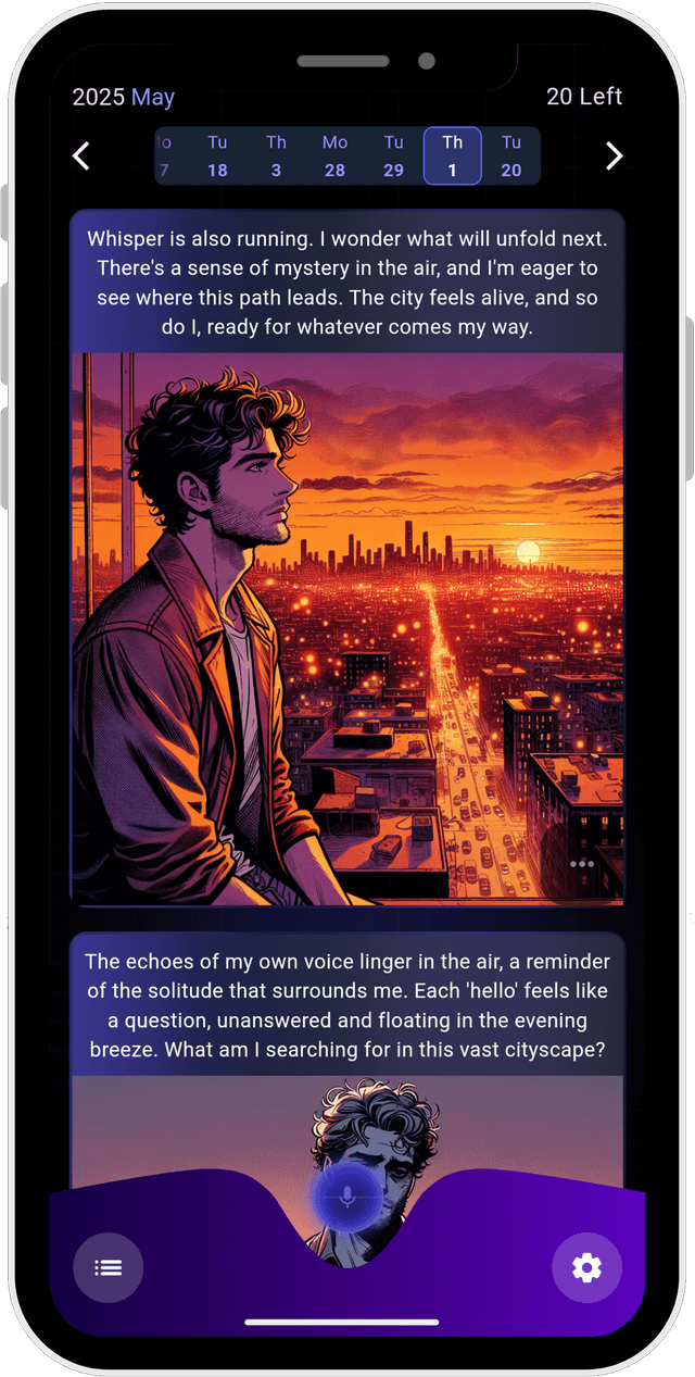 Weaving Me App Screenshot